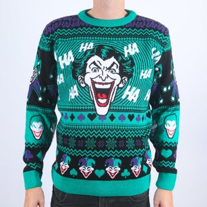 The Joker Ha-Ha-Happy Holidays Knitted Christmas Jumper