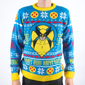 X-Men -97 Wolverine Happy Holidays Bub! Knitted Christmas Jumper