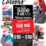 Carsons Black Friday Ads Sales Deals Doorbusters 2017