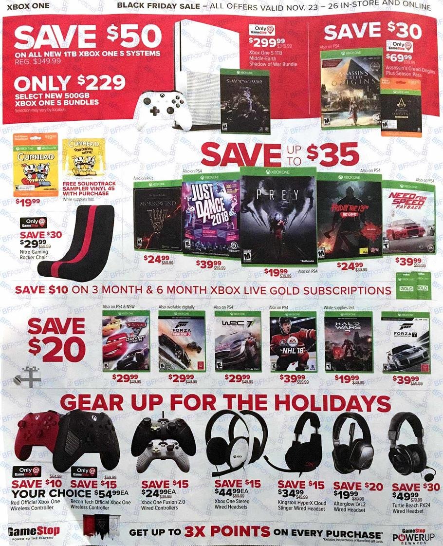 GameStop Black Friday Ads, Doorbusters and Deals 2017, Promo Codes, Deals 2018 - CouponShy