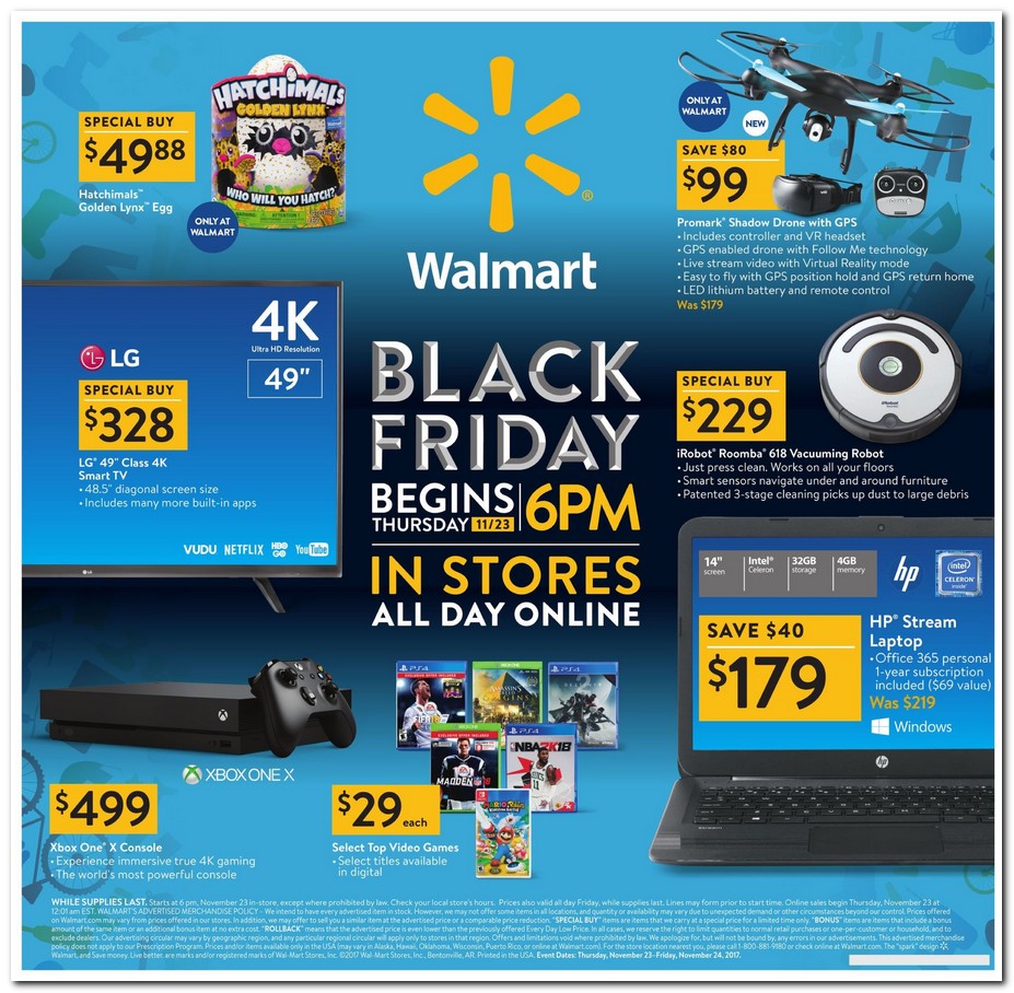 Walmart Black Friday Ads, Sales, Doorbusters, and Deals 2017, Promo Codes, Deals 2018 - CouponShy