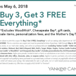 yankee candle buy 3 get 3 free