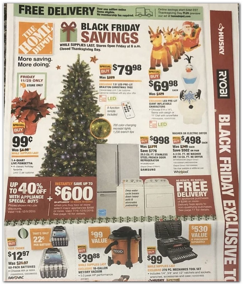 Home Depot Black Friday Ads, Sales, Deals Doorbusters 2019 – CouponShy
