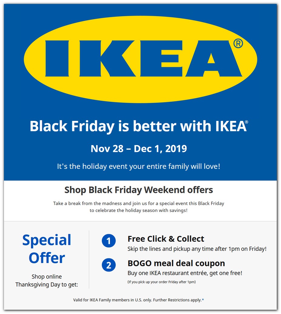Ikea Black Friday Ads, Sales, Deals 2019 – CouponShy