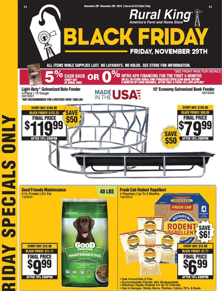 Rural King Black Friday Ads, Sales, Deals, Doorbusters 2019 CouponShy