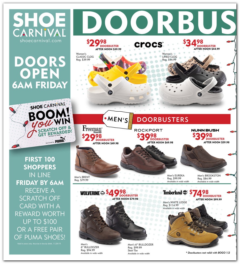 Shoe Carnival Black Friday Ads, Sales 